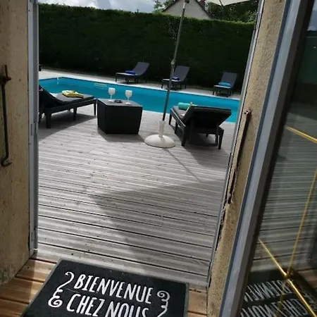 Grande Maison De Touraine Avec Piscine Chauffee 度假居 *